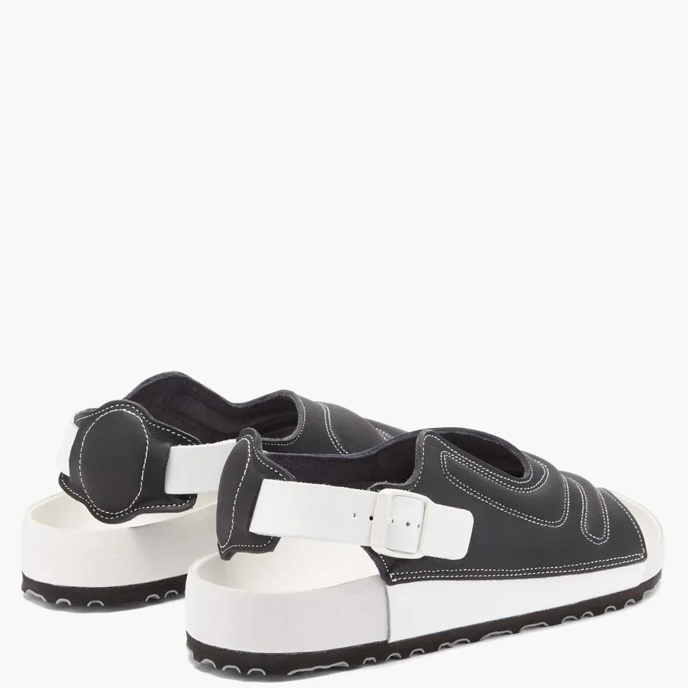 Birkenstock x Saskia Lenaerts Terra leather sandals. Exquisite. Size: 8, 41